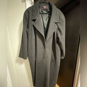 Stephanie Matthew’s Women Peacoat Grey 100% Wool